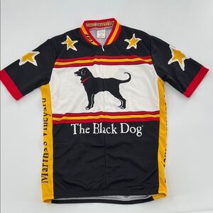 The Black Dog Starry Cycling Jersey Louis Garneau‎ Cycling Jersey performance L